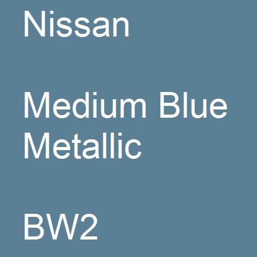 Nissan, Medium Blue Metallic, BW2.